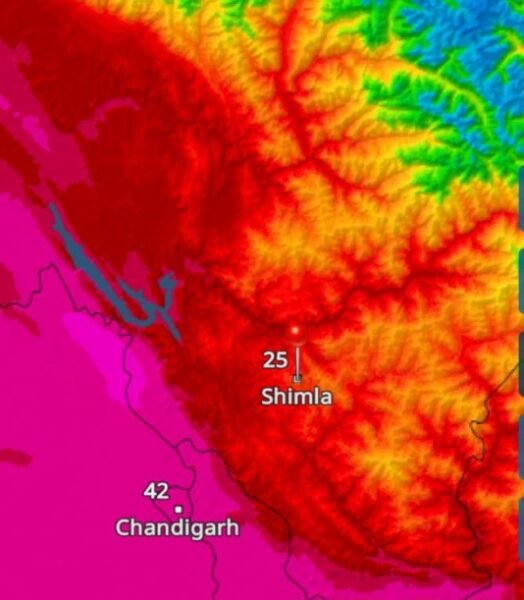 IMD sounds heatwave conditions in HP's foothills