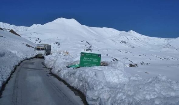 Snow higher reaches