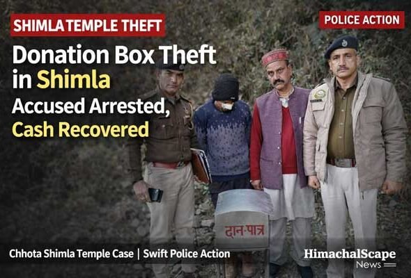 Shimla temple donation box theft