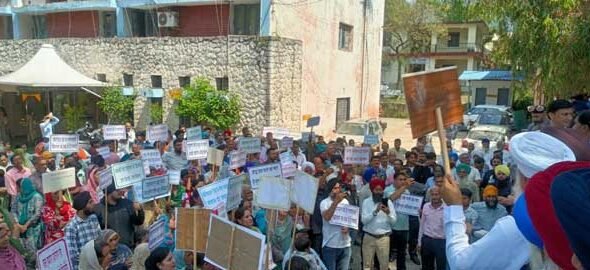 Nalagarh API pharma pollution protest
