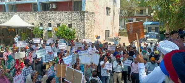Nalagarh API pharma pollution protest