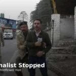 Himachal journalist pushed by police