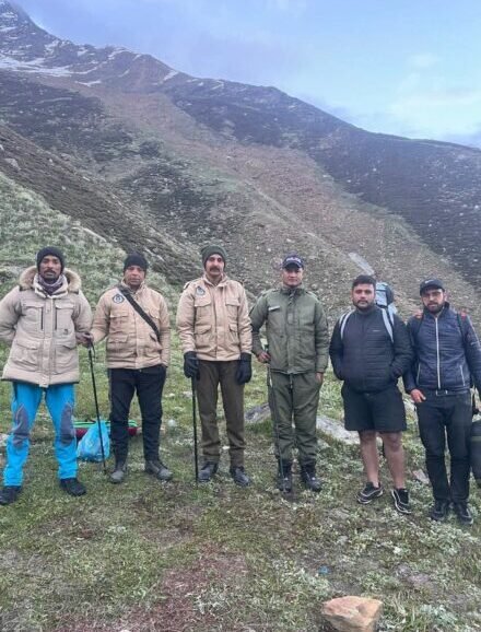 Two trekkers rescued after overnight search near Ghepan Lake in Lahaul- Spiti