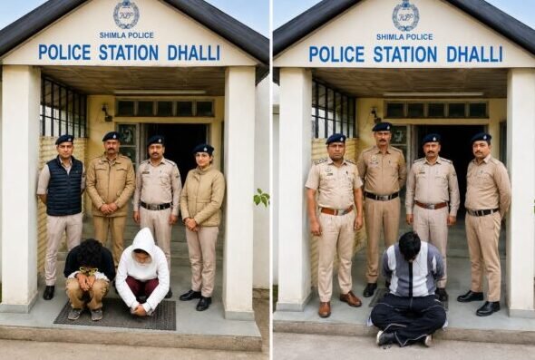 Shimla Police bust Interstate drug cartel, nab 3 involved in Chitta & Meth haul