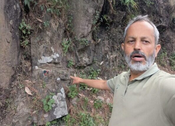 Geologist discovers rare palm fossil near Army Cantonment in Dharamshala