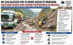 NH-154A blocked for 19hours, exposes NHAI preparedness ahead of Monsoon