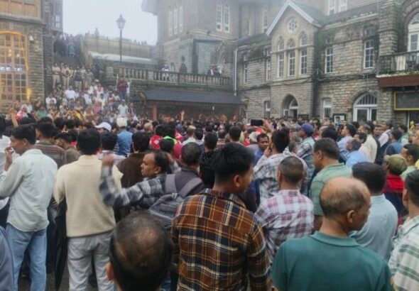 CPI(M)-led protest defies restrictions on Shimla’s Mall Road