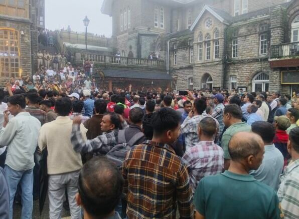 CPI(M)-led protest defies restrictions on Shimla’s Mall Road